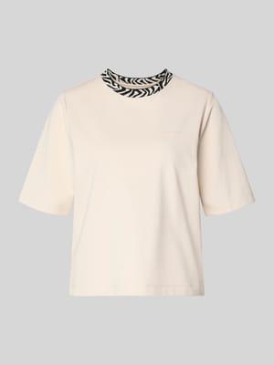 T-Shirt mit Rundhalsausschnitt Shop The Look MANNEQUINE