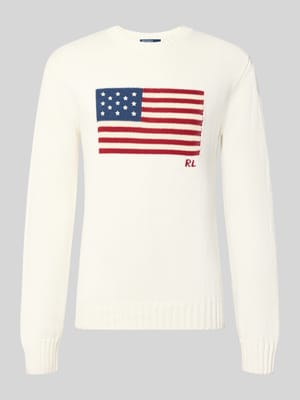 Regular Fit Pullover aus reiner Baumwolle Shop The Look MANNEQUINE