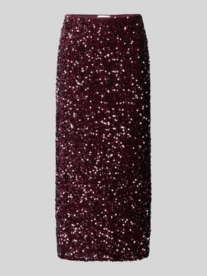 Spódnica midi z wysokim stanem i cekinami model ‘FAITH’ Shop The Look MANNEQUINE