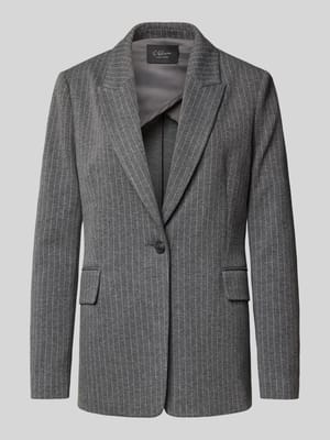 Regular Fit Blazer aus Interlockjersey Shop The Look MANNEQUINE