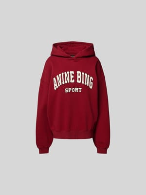 Oversized Hoodie mit Label-Stitching Shop The Look MANNEQUINE