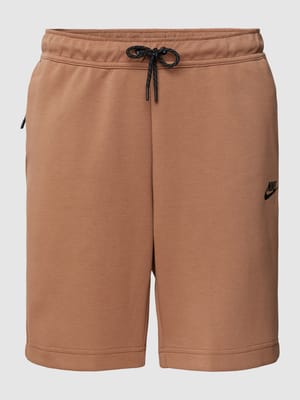 Sweatshorts met labelprint Shop The Look MANNEQUINE