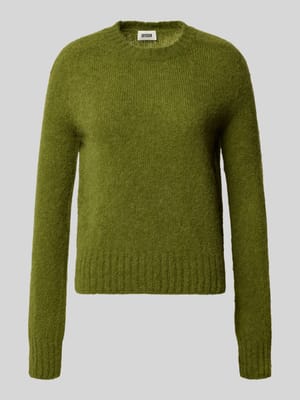 Sweter z dzianiny z prążkowanymi wykończeniami Shop The Look MANNEQUINE