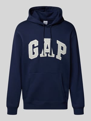 Hoodie mit Logo und Känguru-Tasche Shop The Look MANNEQUINE