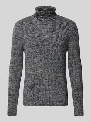 Strickpullover mit Rollkragen Modell 'Orlino' Shop The Look MANNEQUINE