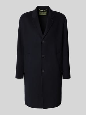 Regular fit lange jas van scheerwolmix - Marc O'Polo × DFB Travel Collection Shop The Look MANNEQUINE