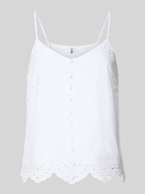 Regular Fit Blusentop aus reiner Baumwolle Modell 'VILDE' Shop The Look MANNEQUINE