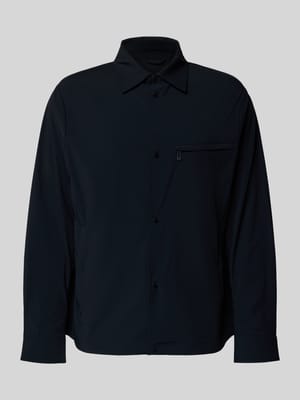 Bluzon z kołnierzykiem kent i kieszenią na piersi Shop The Look MANNEQUINE