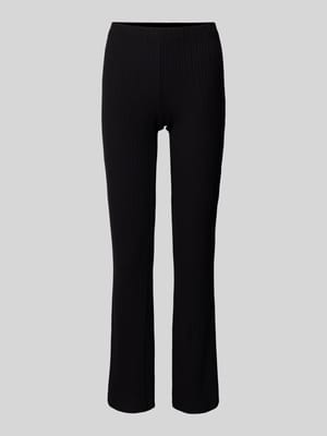 Flared leg legging in riblook, model 'LORRY' Shop The Look MANNEQUINE