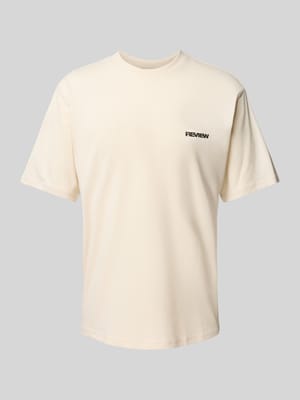 T-Shirt mit Rundhalsausschnitt Shop The Look MANNEQUINE
