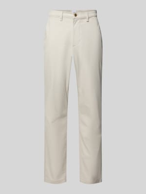 slim fit chino met steekzakken Shop The Look MANNEQUINE