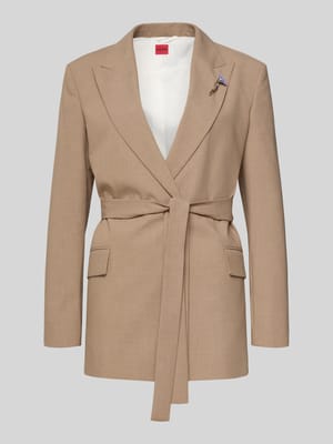 Regular Fit Longblazer mit Viskose-Anteil Modell 'ABIVALE' Shop The Look MANNEQUINE