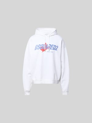 Relaxed Fit Hoodie mit Logo-Print Shop The Look MANNEQUINE