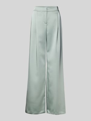 Wide Leg Stoffhose mit Bundfalten Shop The Look MANNEQUINE