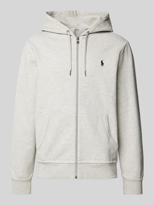 Sweatjack met logostitching Shop The Look MANNEQUINE