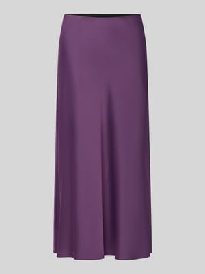 Midirock aus Satin Modell 'Pella' Shop The Look MANNEQUINE