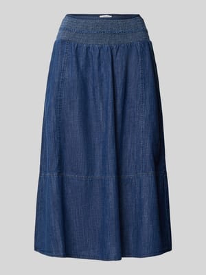 Jeansrock mit elastischem Bund Modell 'Ropini' Shop The Look MANNEQUINE