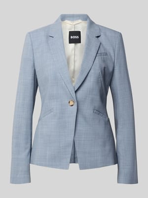Slim Fit Kurzblazer aus reiner Schurwolle Modell 'JIA9' Shop The Look MANNEQUINE