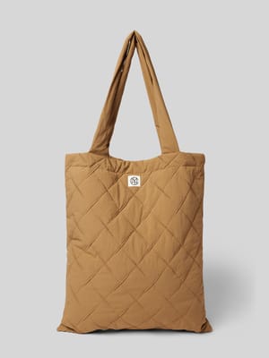 Tote Bag mit Label-Detail Modell 'SASJA' Shop The Look MANNEQUINE