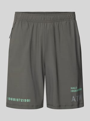 Shorts met elastische tailleband model 'HALO AIR' Shop The Look MANNEQUINE