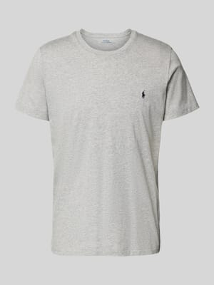 T-Shirt mit Logo-Stitching Shop The Look MANNEQUINE