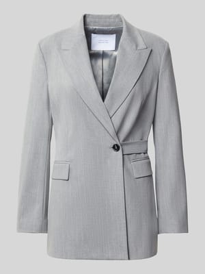 Elegante blazer met strikdetail - curated by Viky Rader Shop The Look MANNEQUINE