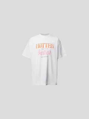 T-Shirt mit Statement-Print Shop The Look MANNEQUINE