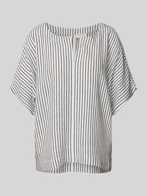 Blouseshirt met V-hals, model 'Lavisco' Shop The Look MANNEQUINE