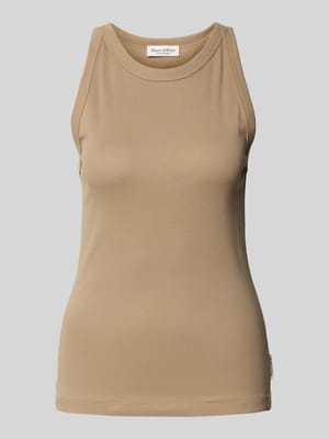 Slim fit tanktop van puur katoen Shop The Look MANNEQUINE