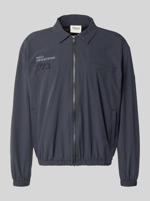 Regular Fit Hemdjacke mit Logo Modell 'HALO MOVE' Shop The Look MANNEQUINE