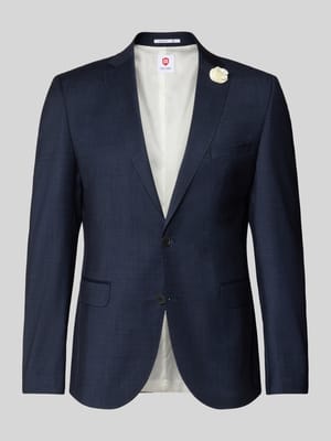 Slim fit 2-knoops colbert met sierdetail Shop The Look MANNEQUINE