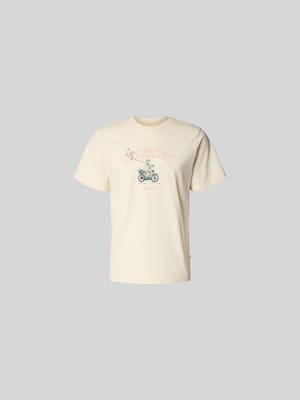 Regular Fit T-Shirt mit Motiv-Print Shop The Look MANNEQUINE