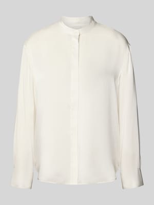 Relaxed fit blouse met opstaande kraag Shop The Look MANNEQUINE