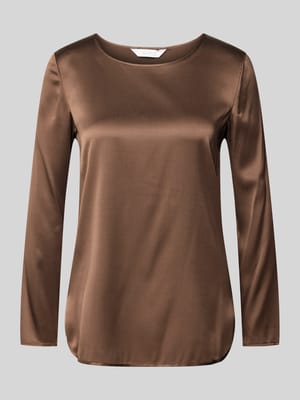 Blusenshirt mit Rundhalsausschnitt Modell 'MOLDAVA' Shop The Look MANNEQUINE