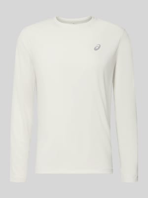 Regular Fit Langarmshirt mit Logo-Print Shop The Look MANNEQUINE