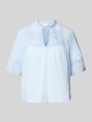 Blouse met gehaakt kant model 'Siama' Shop The Look MANNEQUINE