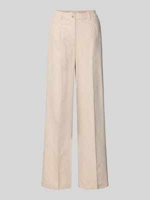 Wide Fit Stoffhose aus Viskose-Mix Modell 'Dazia' Shop The Look MANNEQUINE