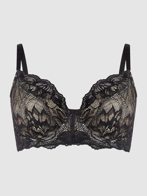 Bügel-BH aus floraler Spitze Shop The Look MANNEQUINE