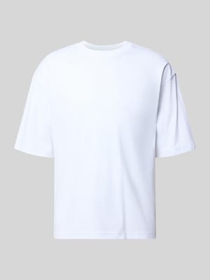Relaxed Fit T-Shirt mit Rundhalsausschnitt Shop The Look MANNEQUINE