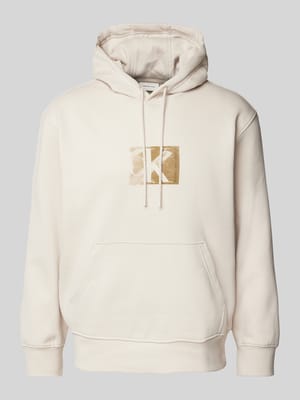 Hoodie mit Label-Print Shop The Look MANNEQUINE