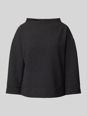 Pullover mit Strukturmuster Modell 'Gesche' Shop The Look MANNEQUINE