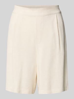 Shorts aus Viskose-Leinen-Mix mit elastischem Bund Shop The Look MANNEQUINE