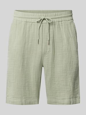 Shorts mit Eingrifftaschen und elastischem Bund Shop The Look MANNEQUINE