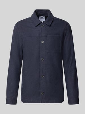 kurtka w kroju regular fit z dodatkiem wełny Shop The Look MANNEQUINE