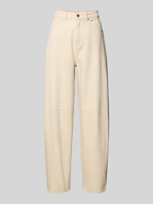 Jeans mit weitem Bein und Teilungsnähten Shop The Look MANNEQUINE