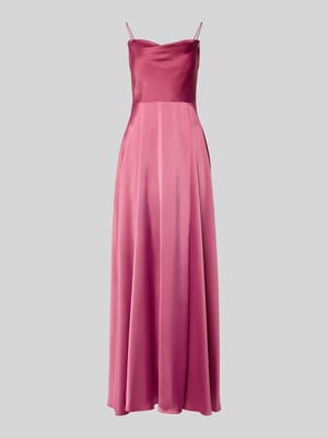 Abendkleid mit Wasserfall-Ausschnitt Shop The Look MANNEQUINE