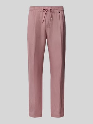 Regular Fit Hose aus Leinen-Viskose-Mix Modell 'NEIL' Shop The Look MANNEQUINE