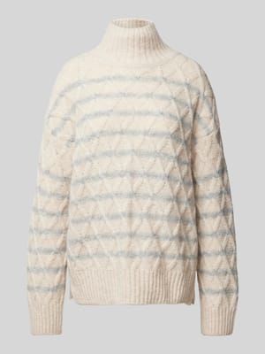 Strickpullover mit Stehkragen Shop The Look MANNEQUINE