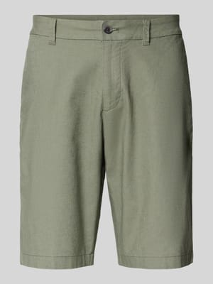 Regular Fit Bermuda aus Leinen-Baumwolle-Mix Shop The Look MANNEQUINE
