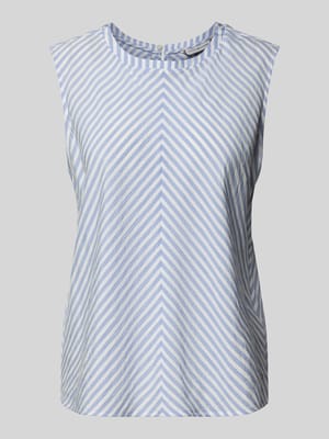 Top bluzkowy o kroju regular fit z mieszanki wiskozy Shop The Look MANNEQUINE